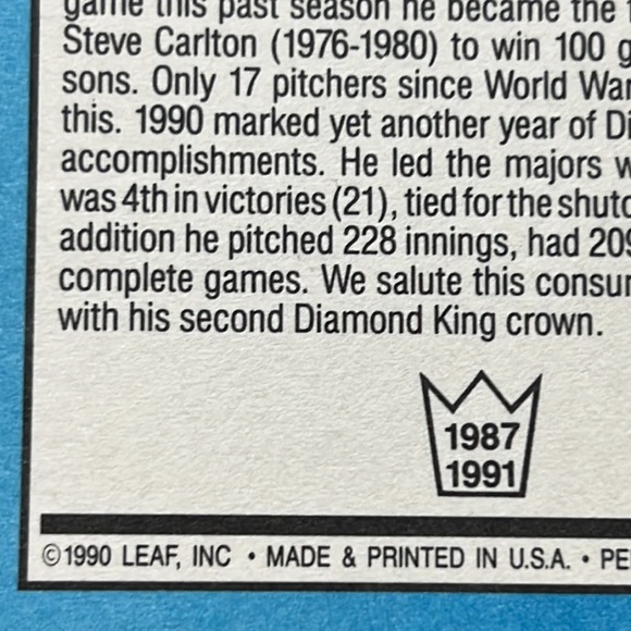 Rodger Clemens error baseball card - Picture 3 of 6